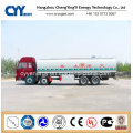 ASME GB Camião-cisterna Cryogenic Liquid LNG Lox Semi-Trailer